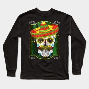 Skull Candy Cinco De Mayo Long Sleeve T-Shirt